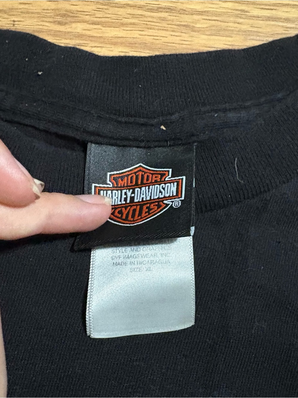 Vintage Harley Davidson Motorcycles Double Sided Tank Top Ohio Biker XL - Picture 4 of 12